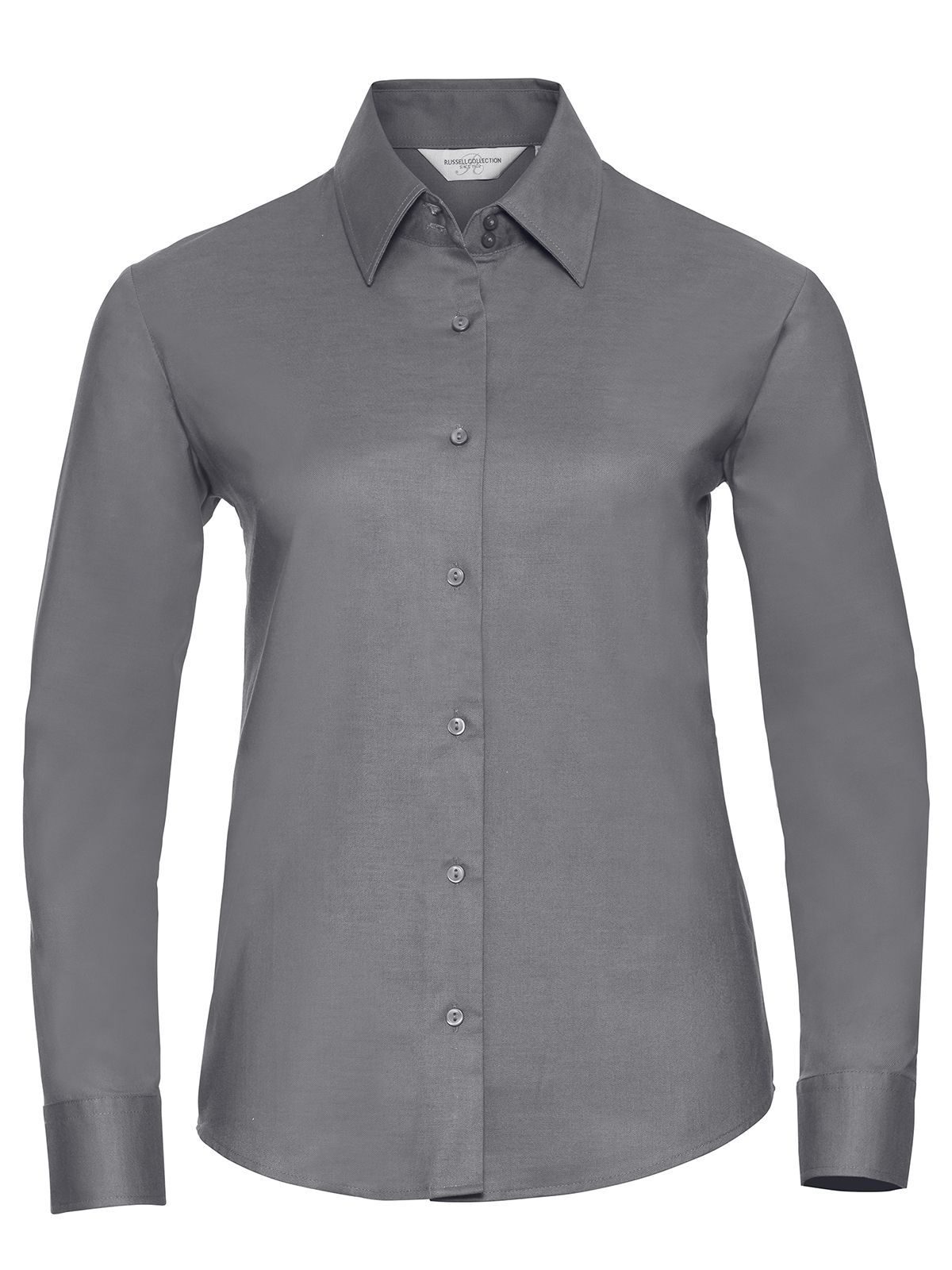 Chemise Oxford à manches longues pour femme - OUI - Argent