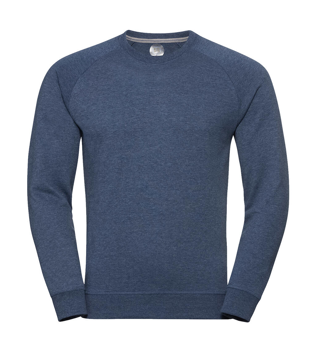 Sweat-shirt en molleton HD  - N9 - Bleu marine chiné brillant