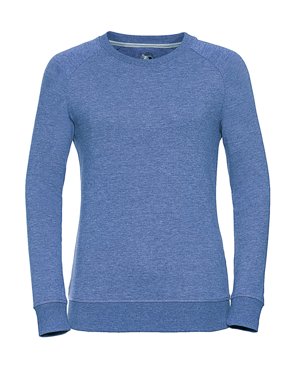 Sweat-shirt en molleton français HD pour femmes - Bleu marbré