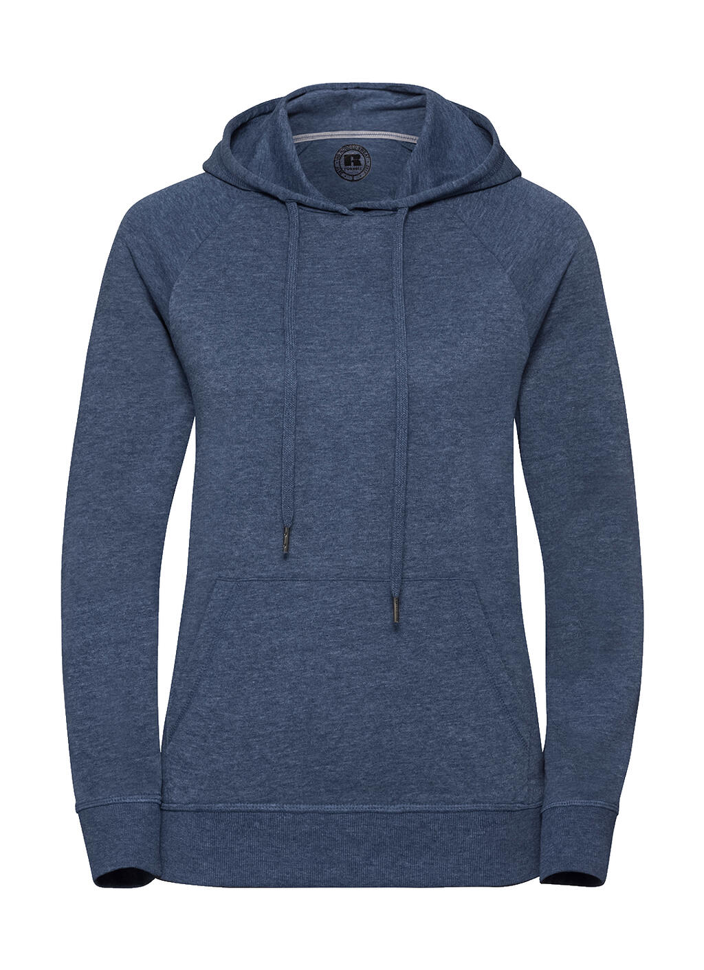 Sweat-shirt en molleton français HD pour femmes  - Bleu marine chiné brillant