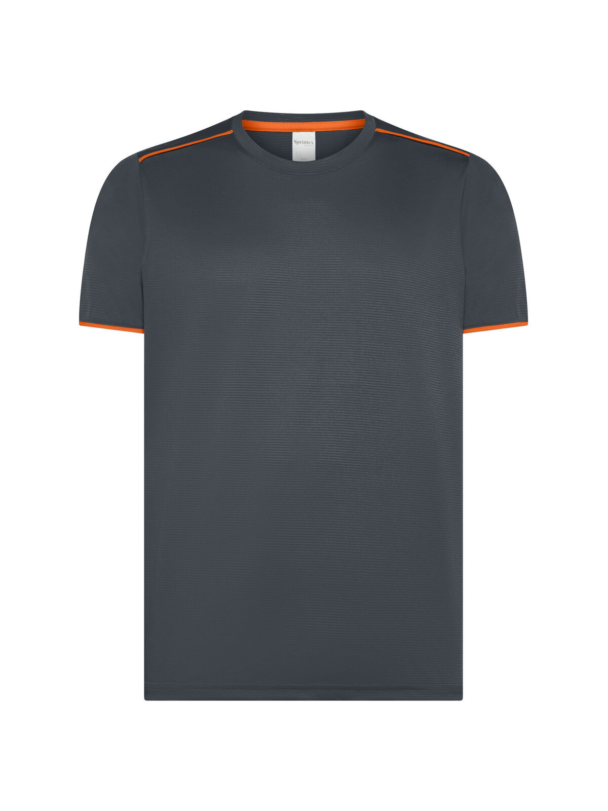 T-shirt de performance bicolore - Anthracite Orange