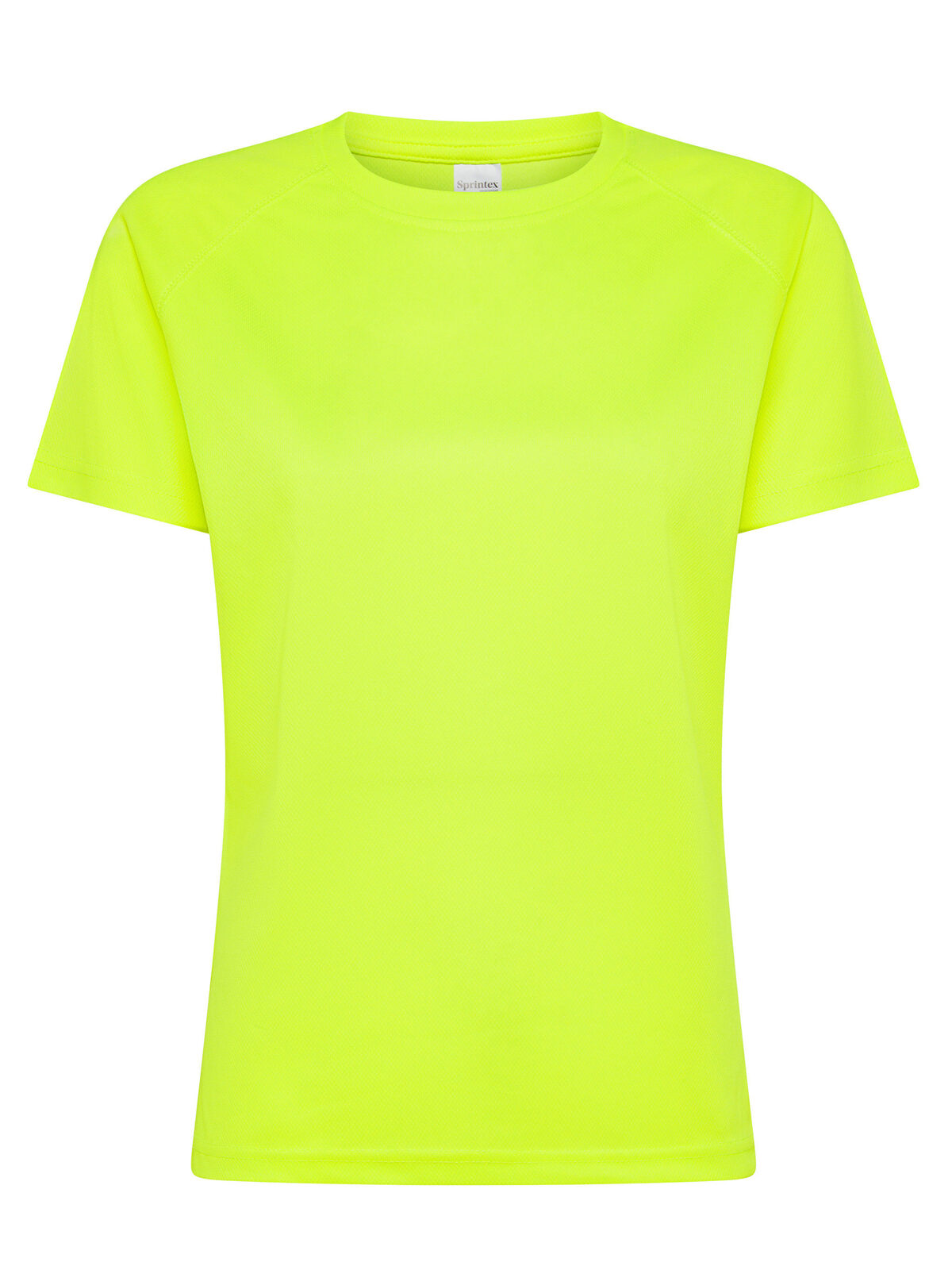 T-shirt de course pour femmes - YEFL - FLUO JAUNE