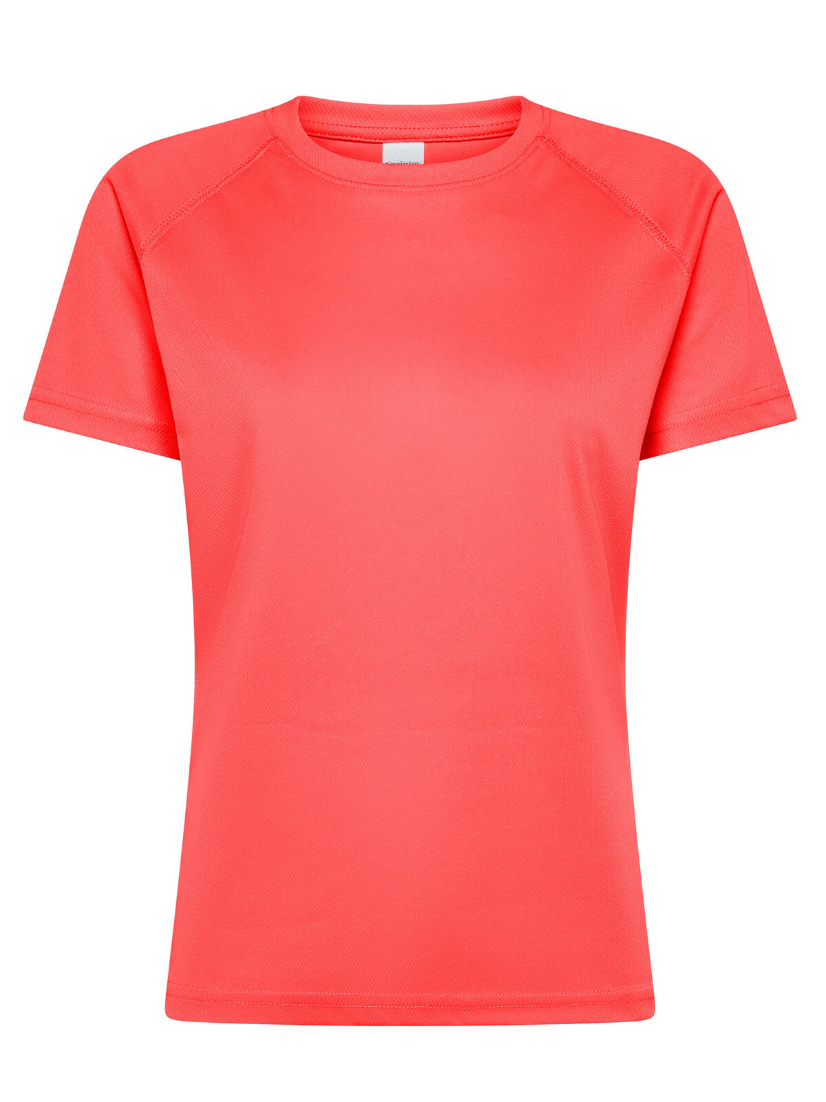 T-shirt de course pour femmes - COFL - FLUOR CORAIL