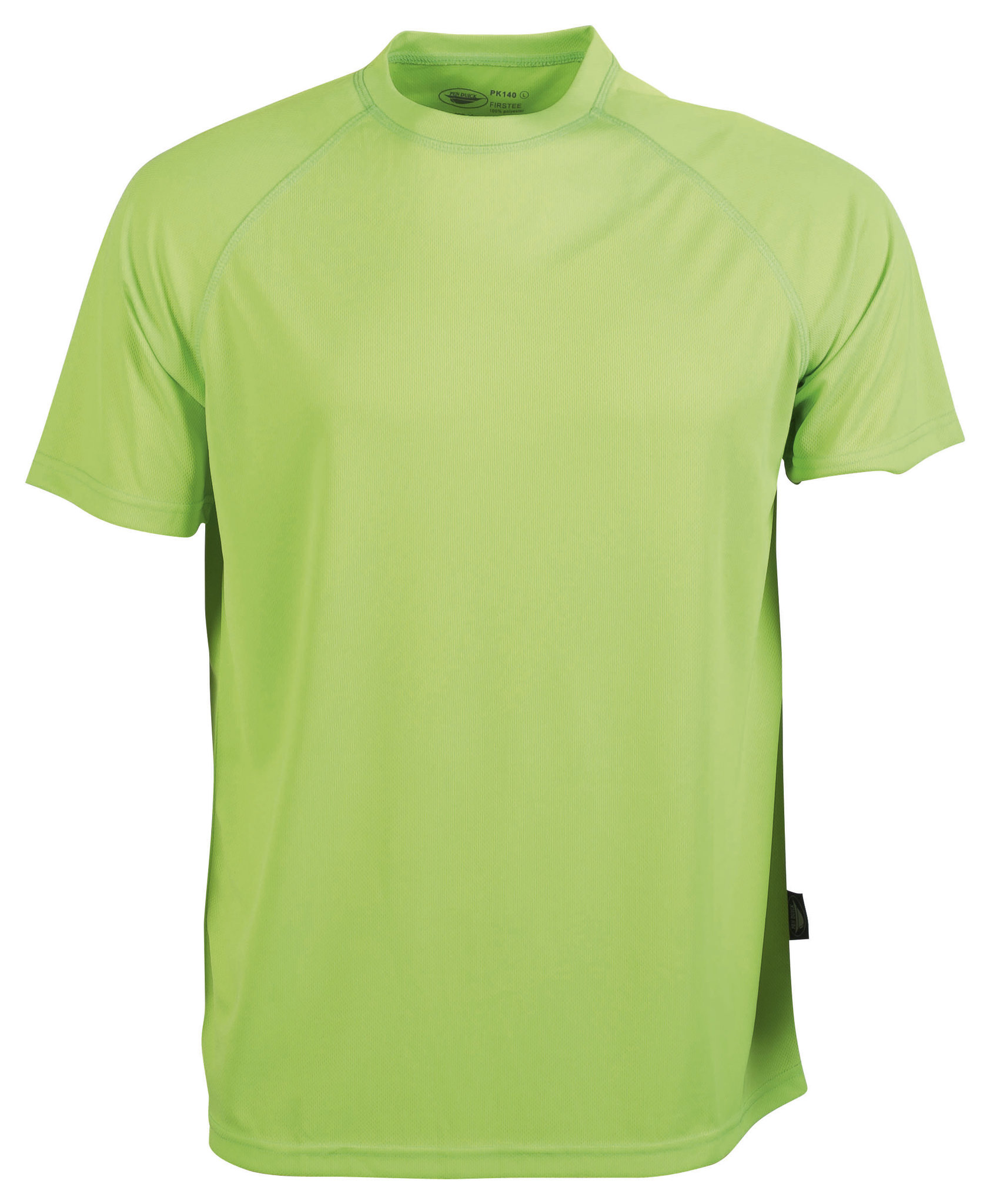 T-shirt de sport à manches courtes et col rond Firstee - GR - Vert fluorescent