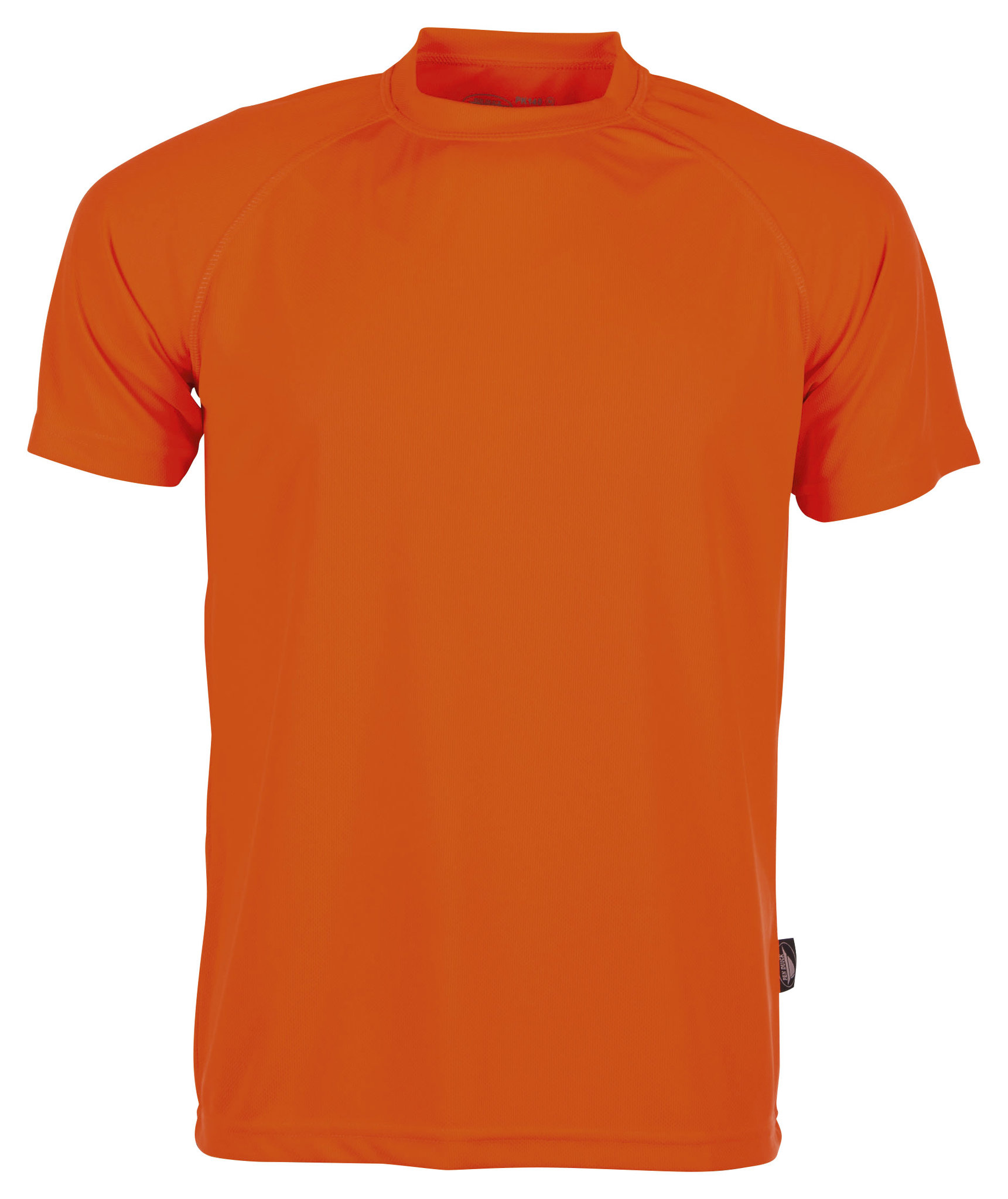 T-shirt de sport à manches courtes et col rond Firstee - OU - Orange fluorescent