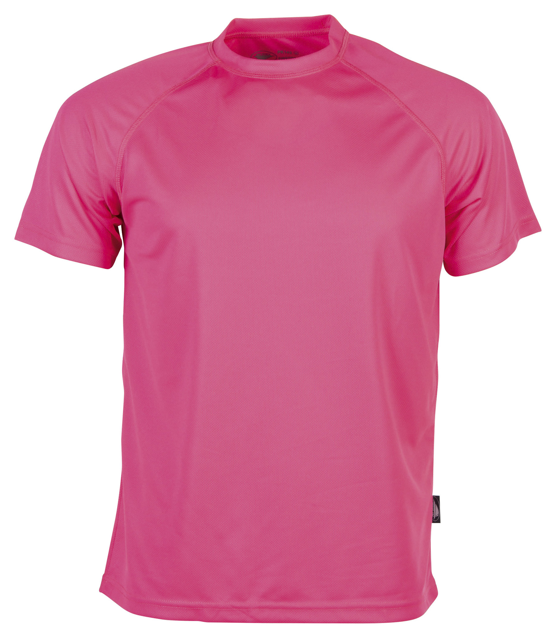 T-shirt de sport à manches courtes et col rond Firstee - PK - Rose fluorescent