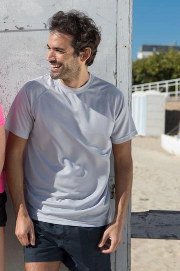 T-shirt de sport à manches courtes et col rond Firstee