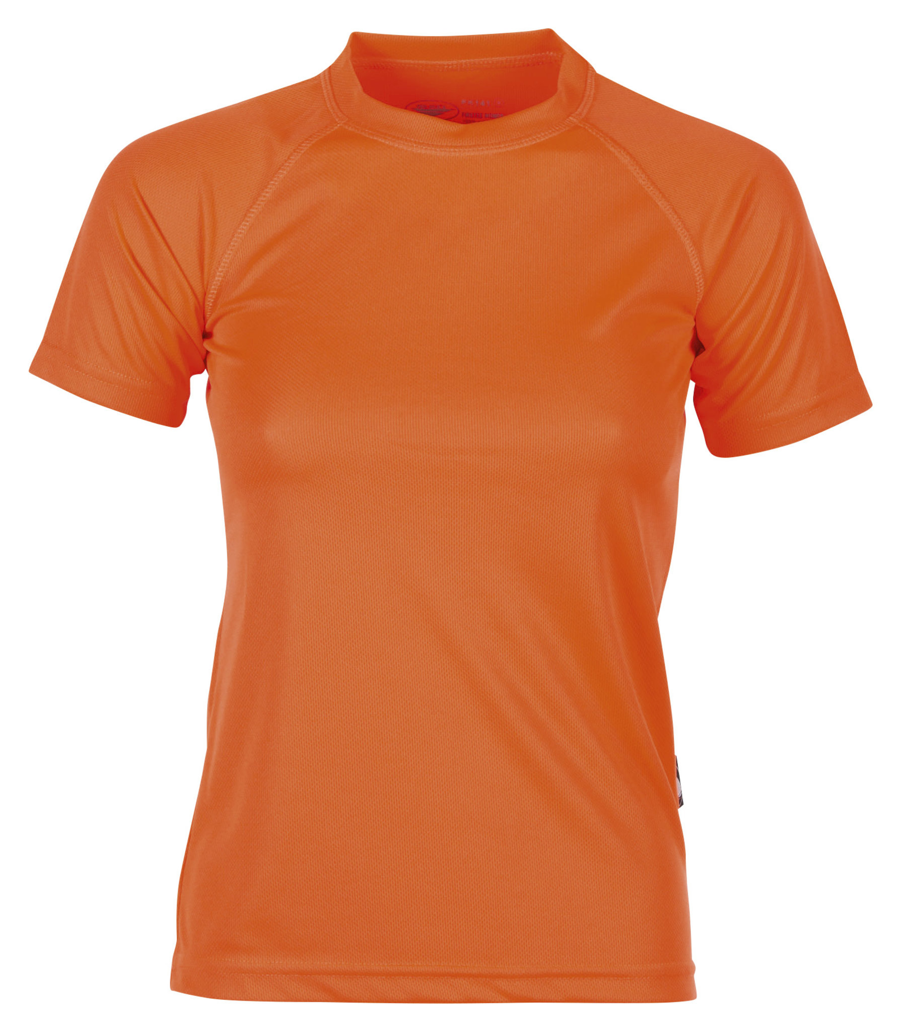 T-shirt de sport à manches courtes et col rond pour femme Fritte - OU - Orange fluorescent