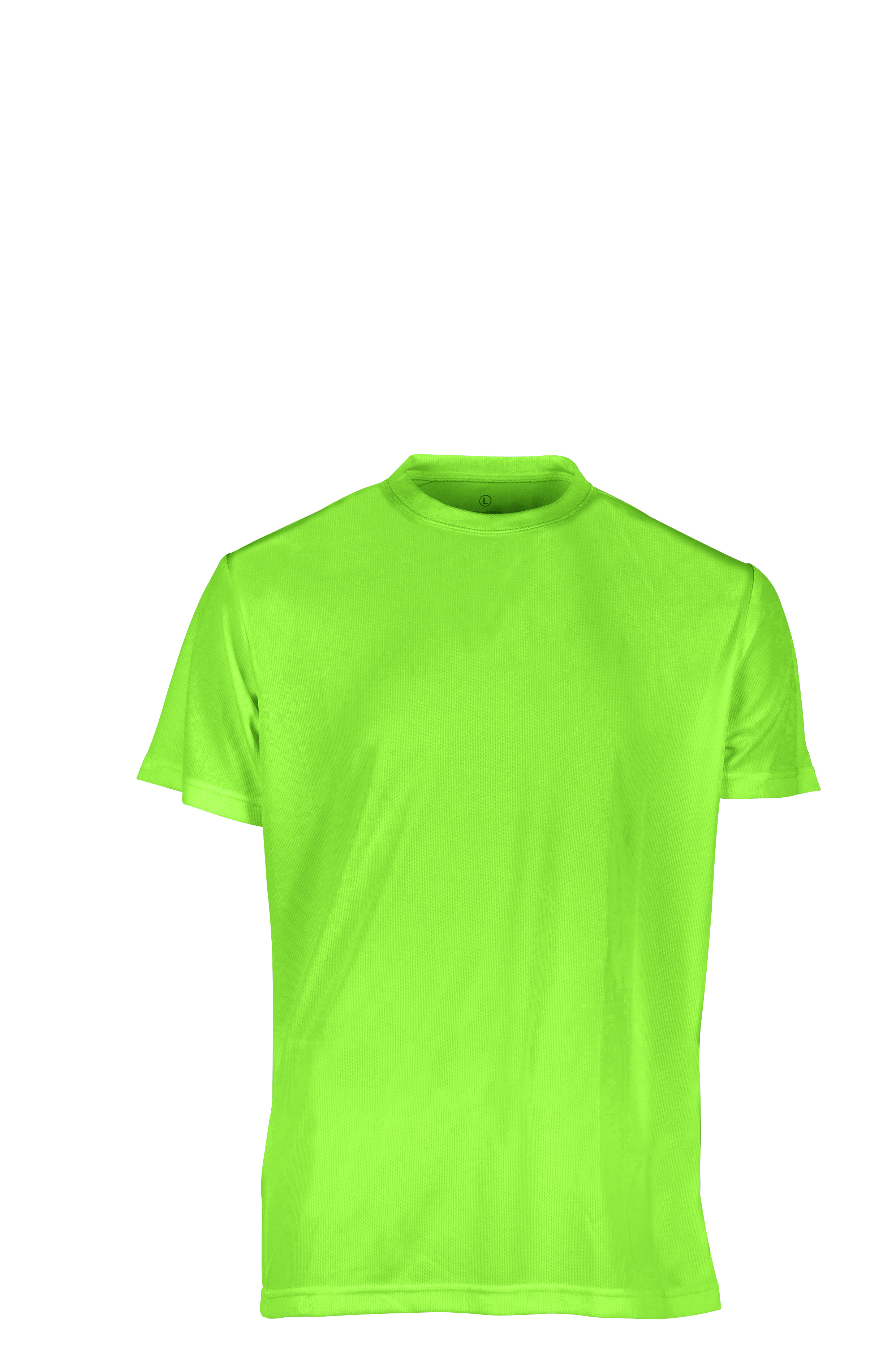 T-shirt de sport à manches courtes et col rond - GR - Vert fluorescent