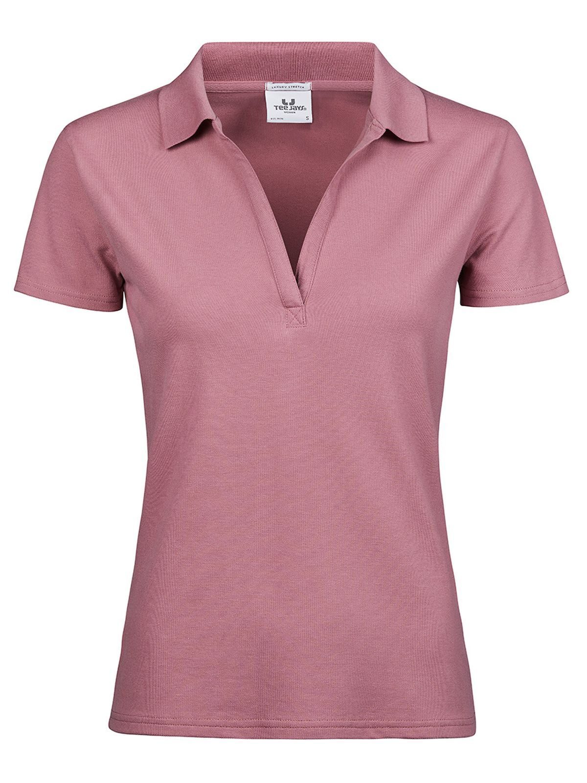 Polo extensible de luxe pour femme - Rose
