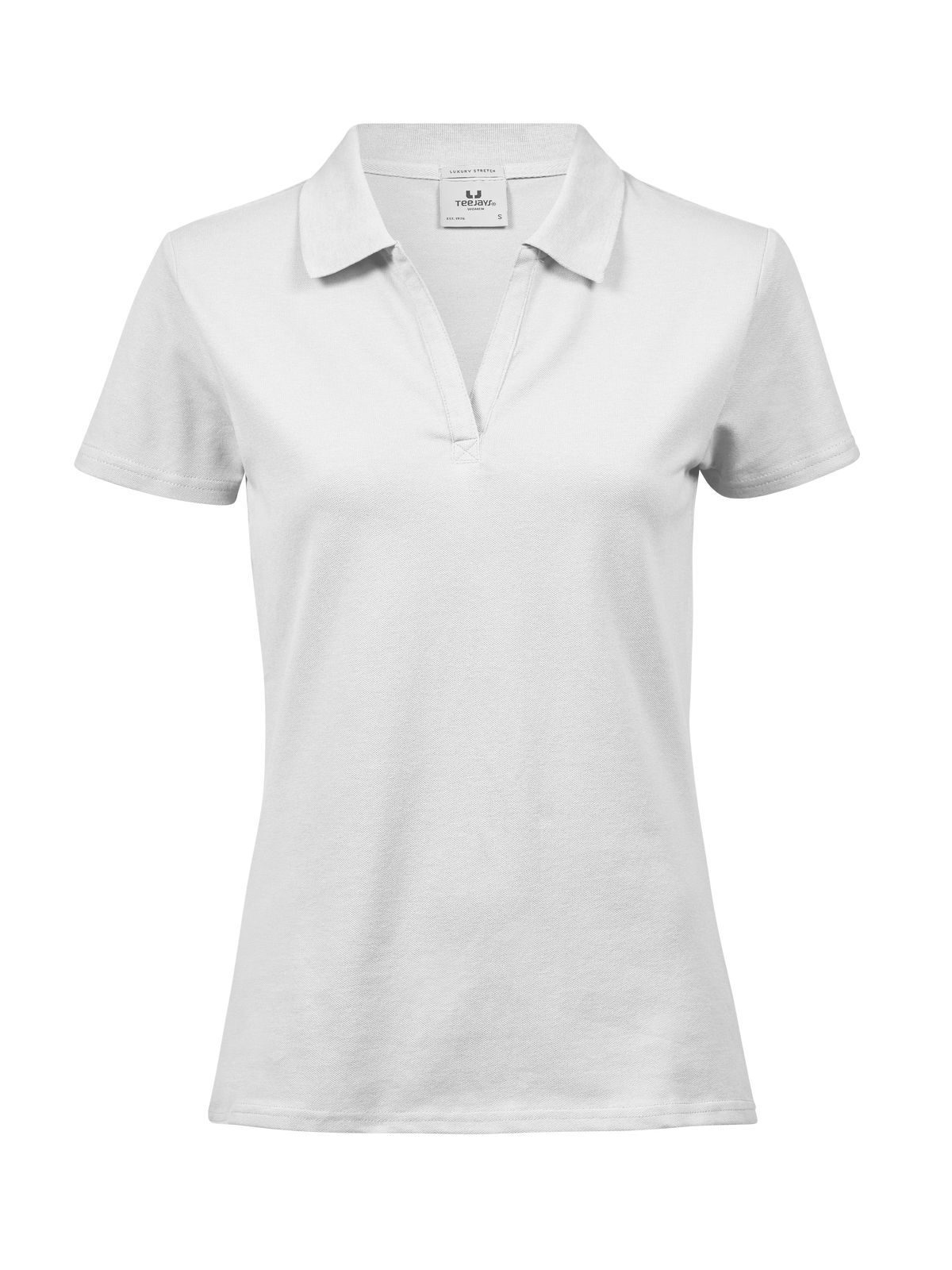 Polo extensible de luxe pour femme - 001 - Blanc