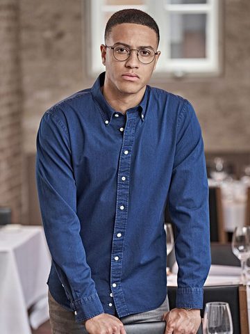 Chemise décontractée en sergé