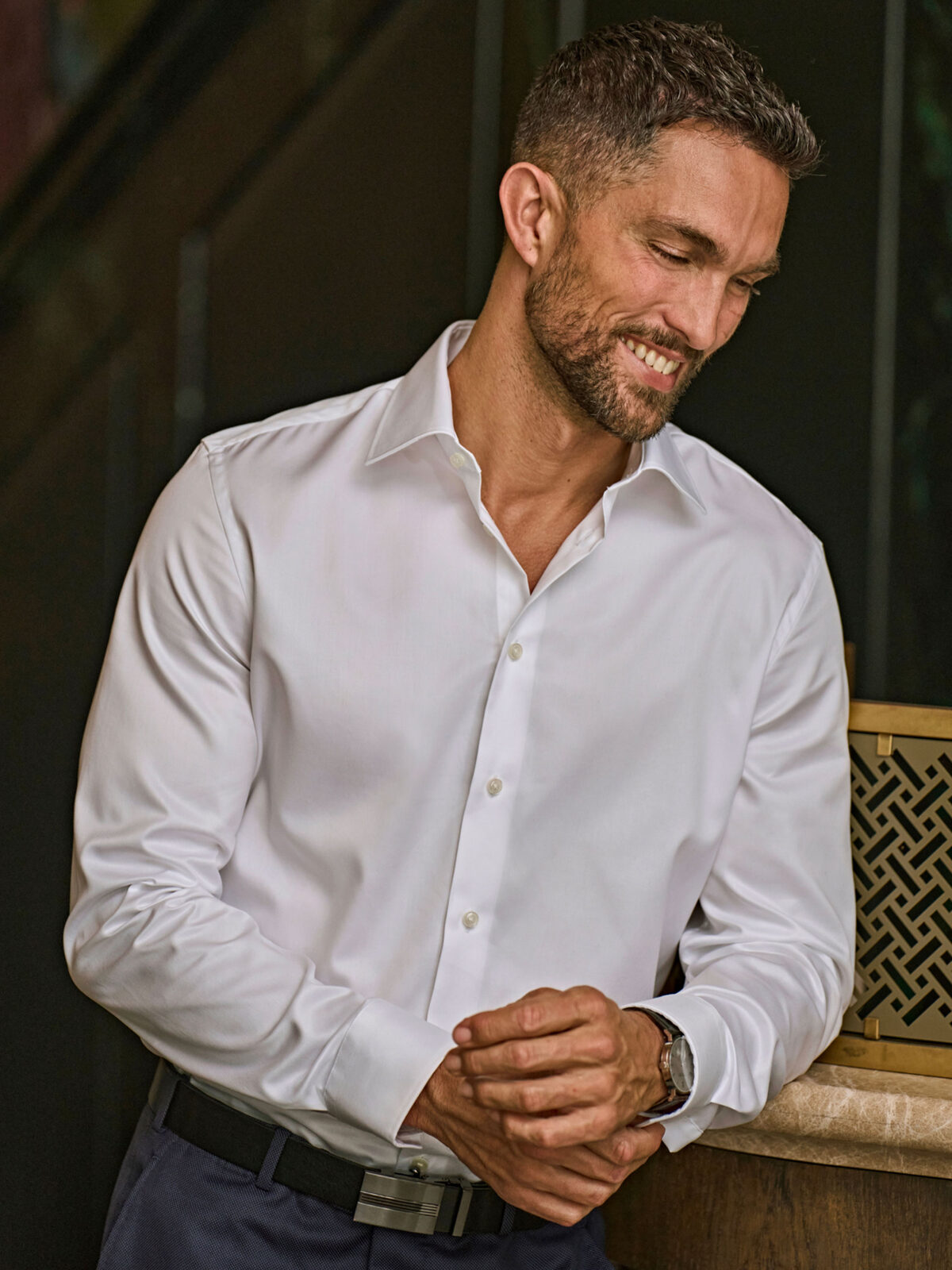 Chemise de luxe coupe ajustée