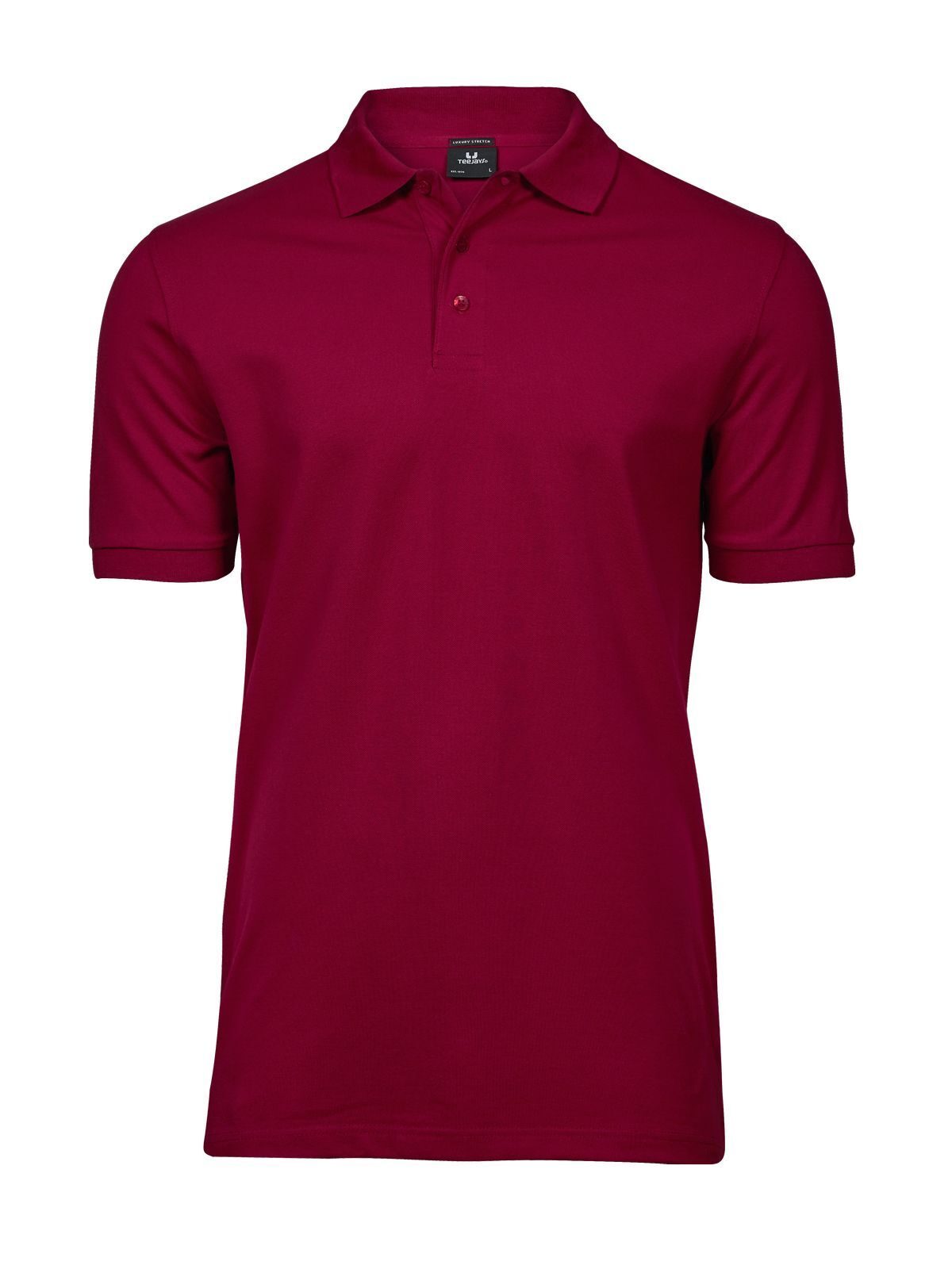 Polo stretch de luxe - 012 - Rouge Profond