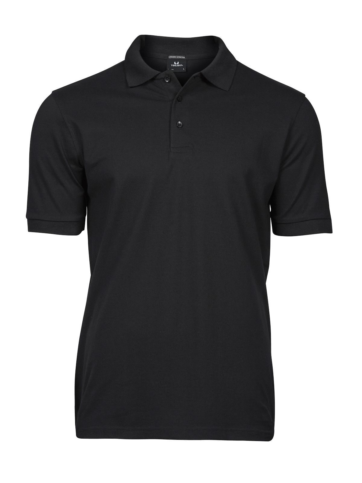 Polo stretch de luxe - 002 - Noir