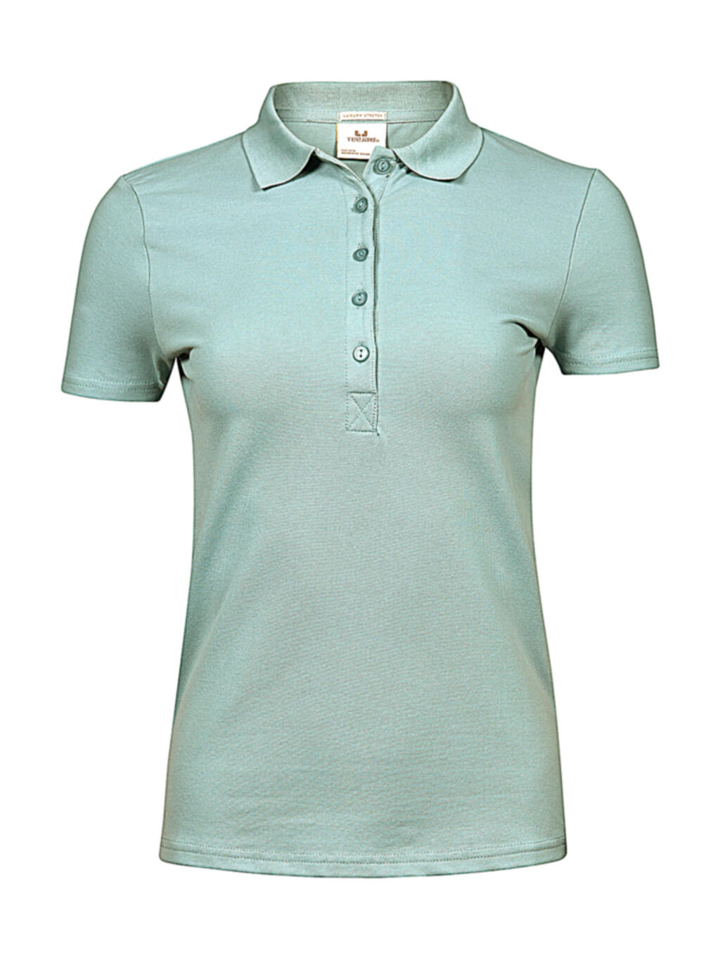 Polo stretch de luxe pour femmes - Vert poussiéreux