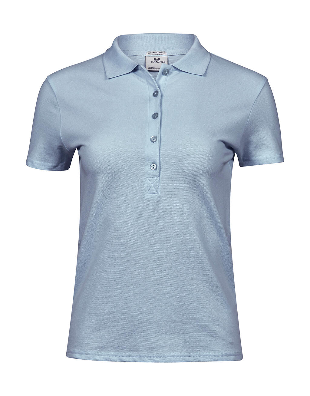 Polo stretch de luxe pour femmes - Bleu clair