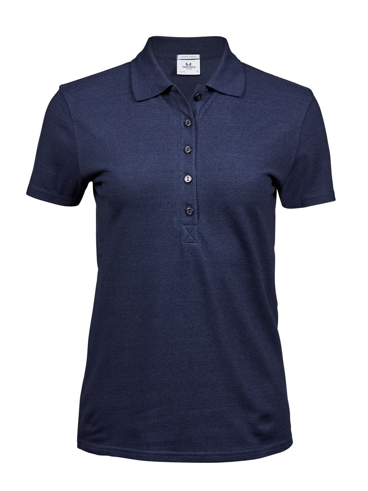 Polo stretch de luxe pour femmes - 048 - Denim