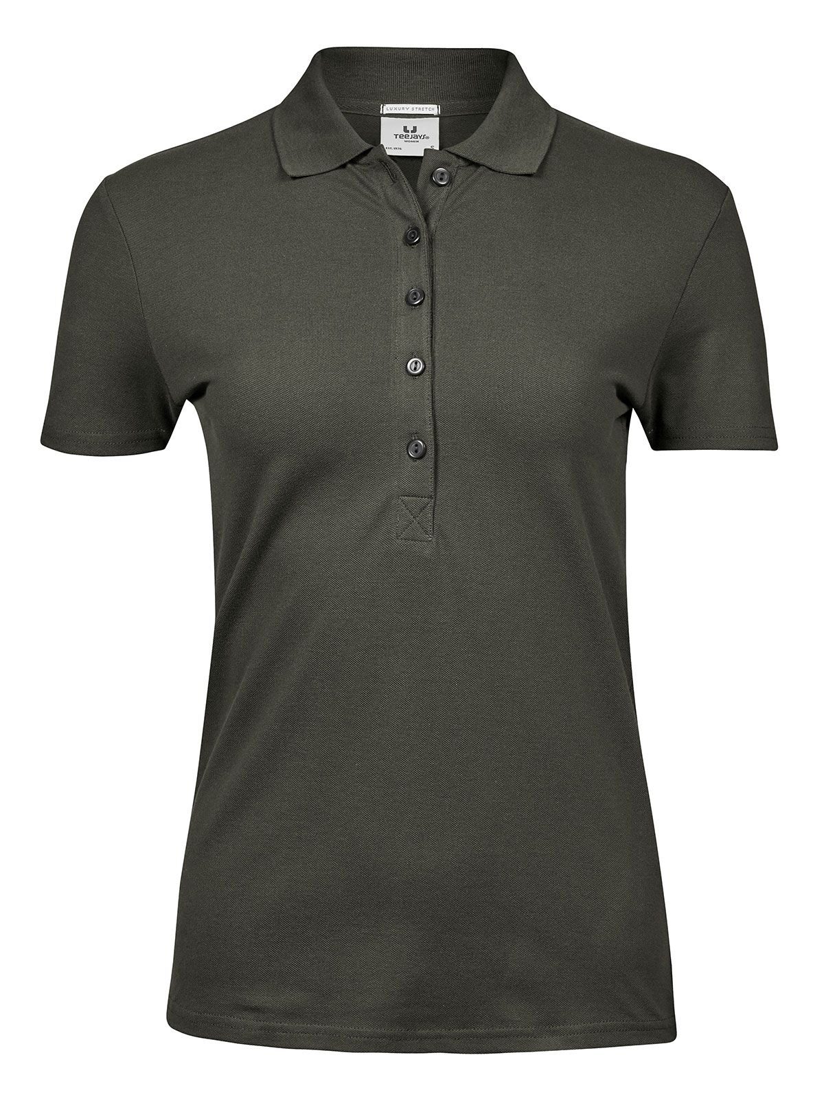 Polo stretch de luxe pour femmes - 058 - Vert Foncé