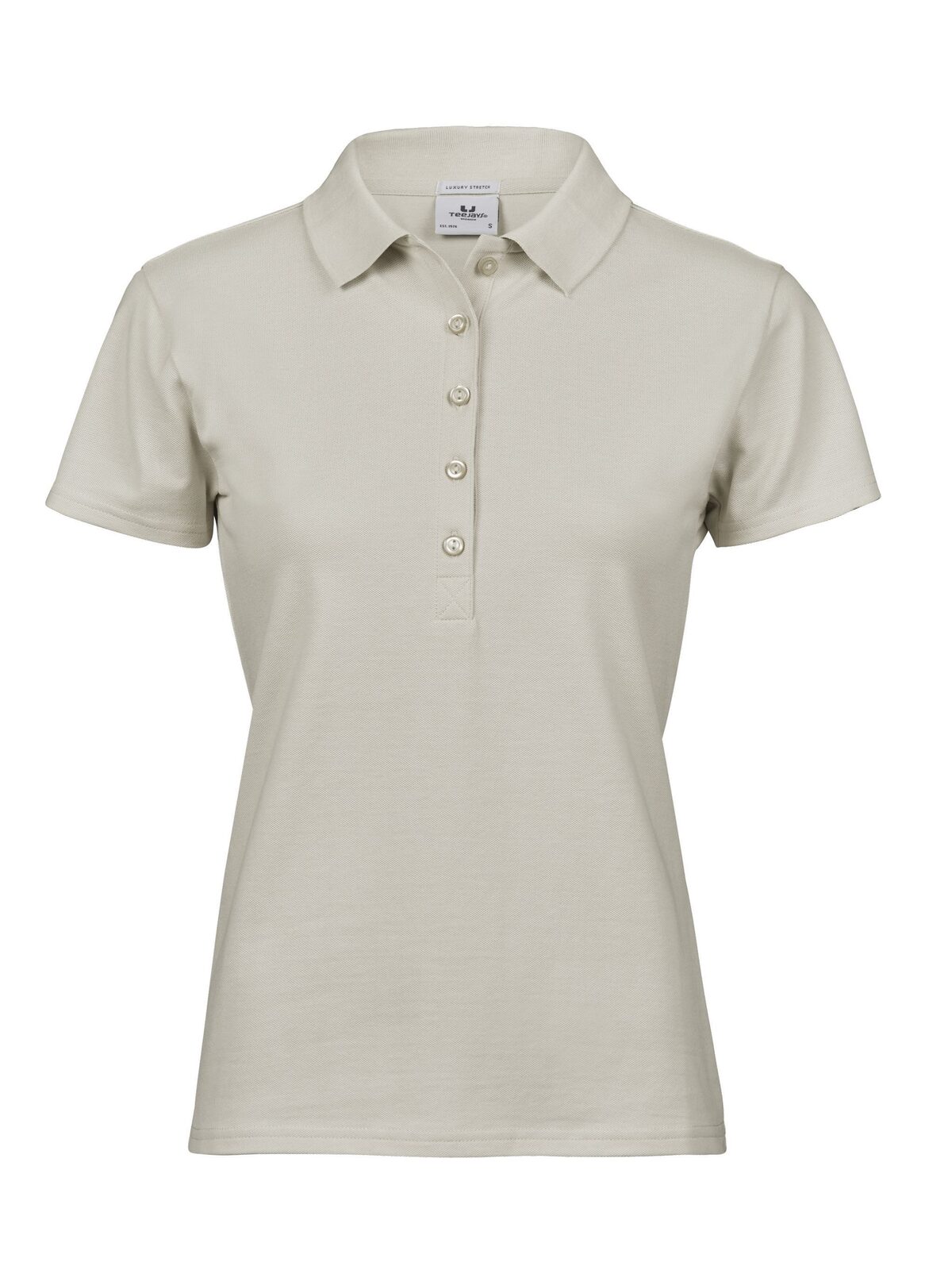 Polo stretch de luxe pour femmes - Ciment