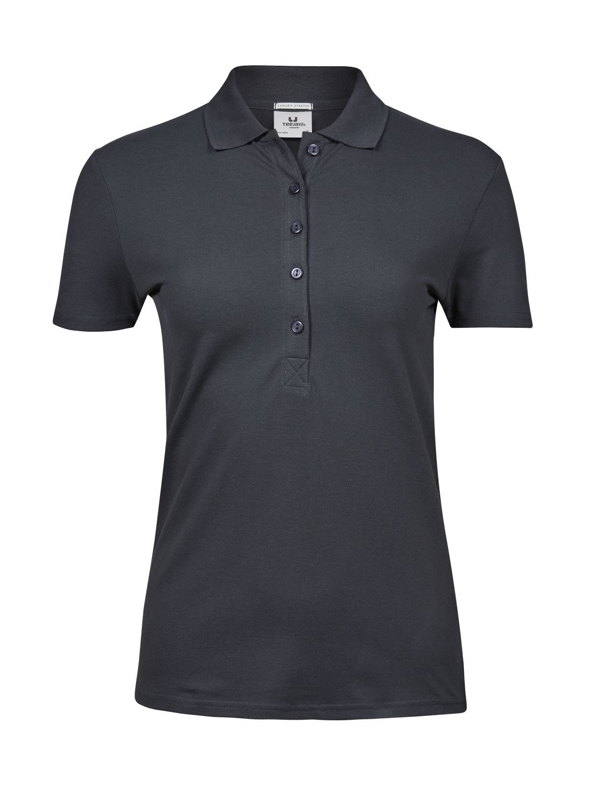 Polo stretch de luxe pour femmes - 005 - Gris foncé