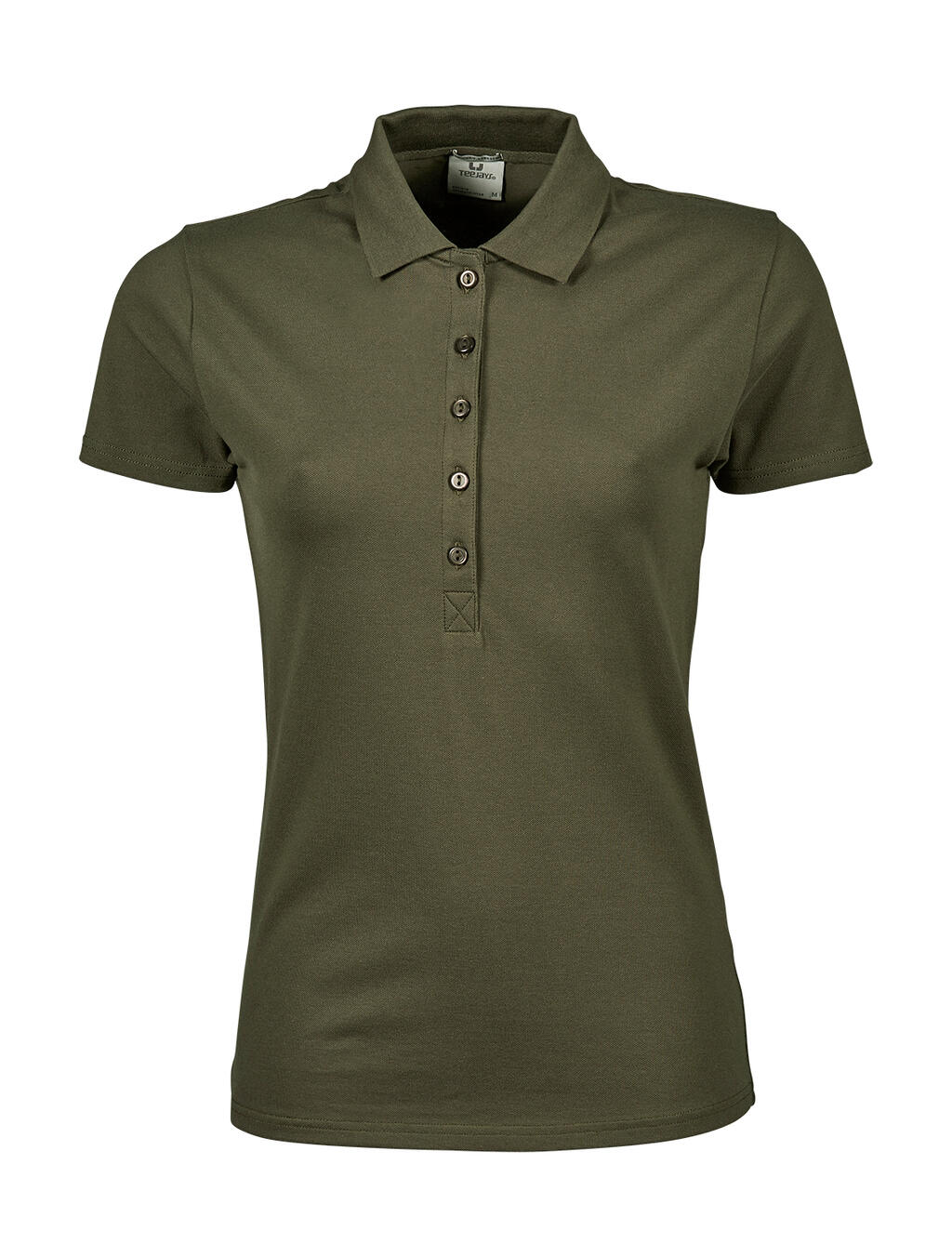 Polo stretch de luxe pour femmes - 006 - Olive