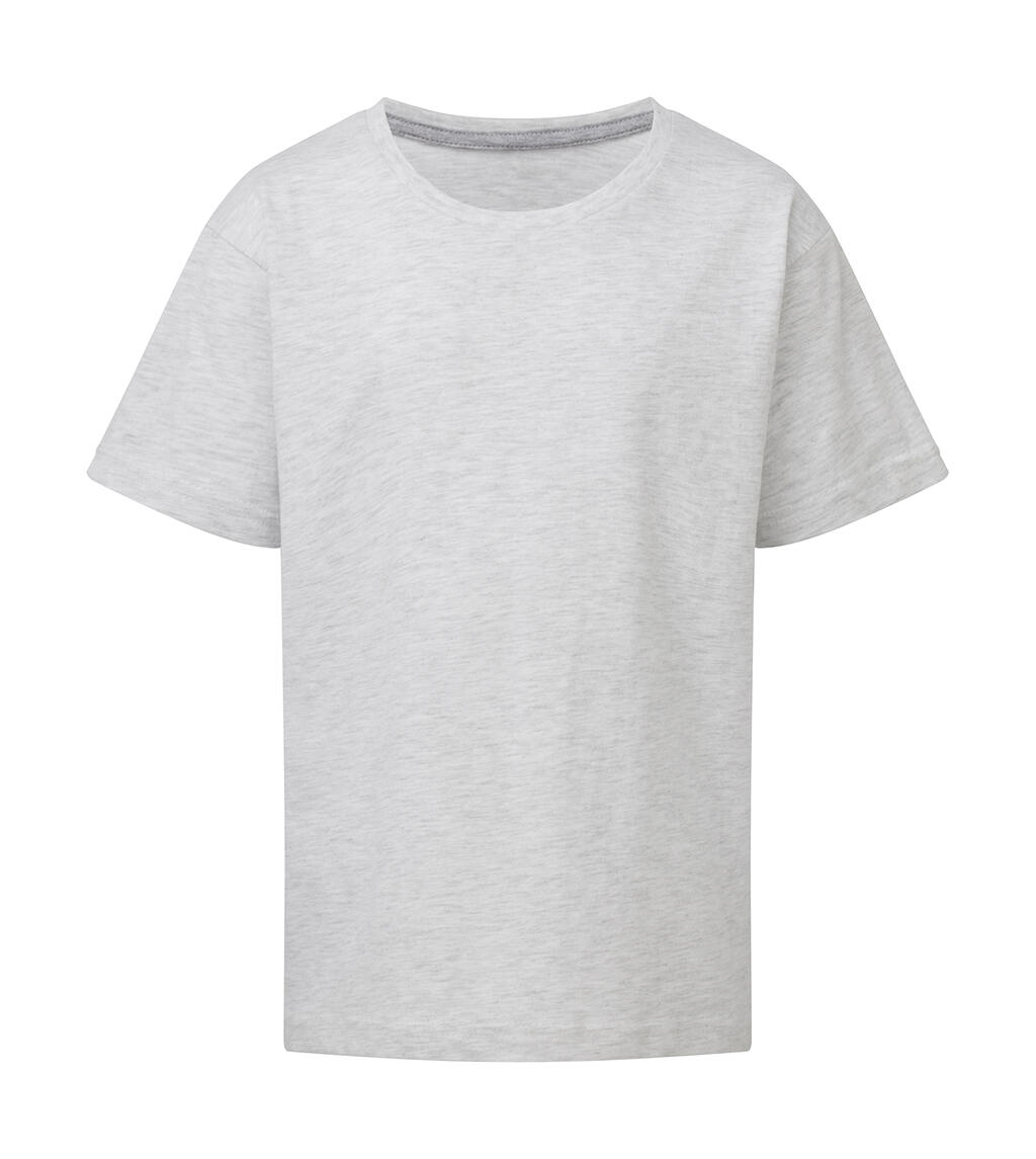 T-shirt enfant imprimé parfait sans étiquette - 704 - GRIS CENDRE