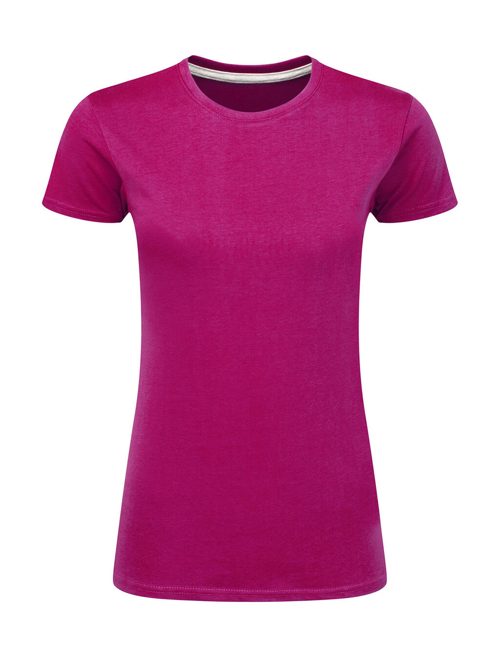 T-shirt femme imprimé parfait sans étiquette - 423 - ROSE FONCÉ