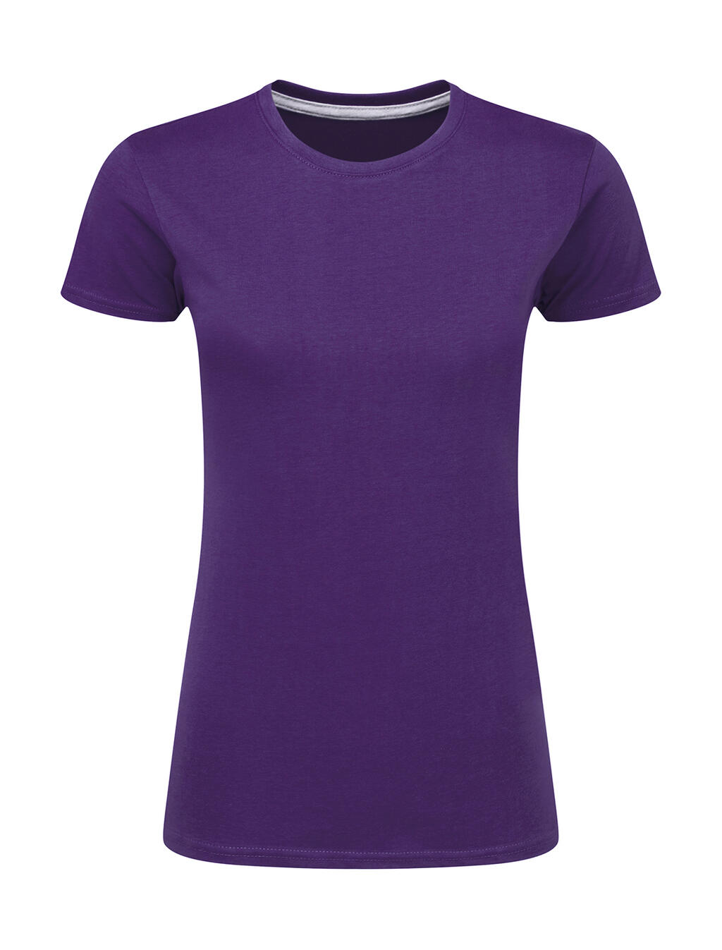 T-shirt femme imprimé parfait sans étiquette - Violet
