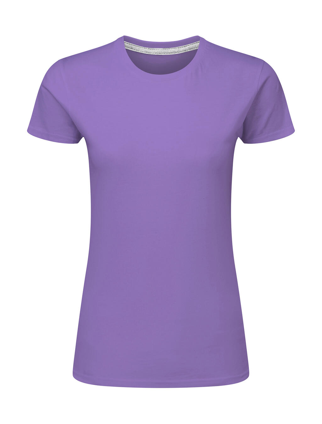 T-shirt femme imprimé parfait sans étiquette - 348 - ASTER VIOLET