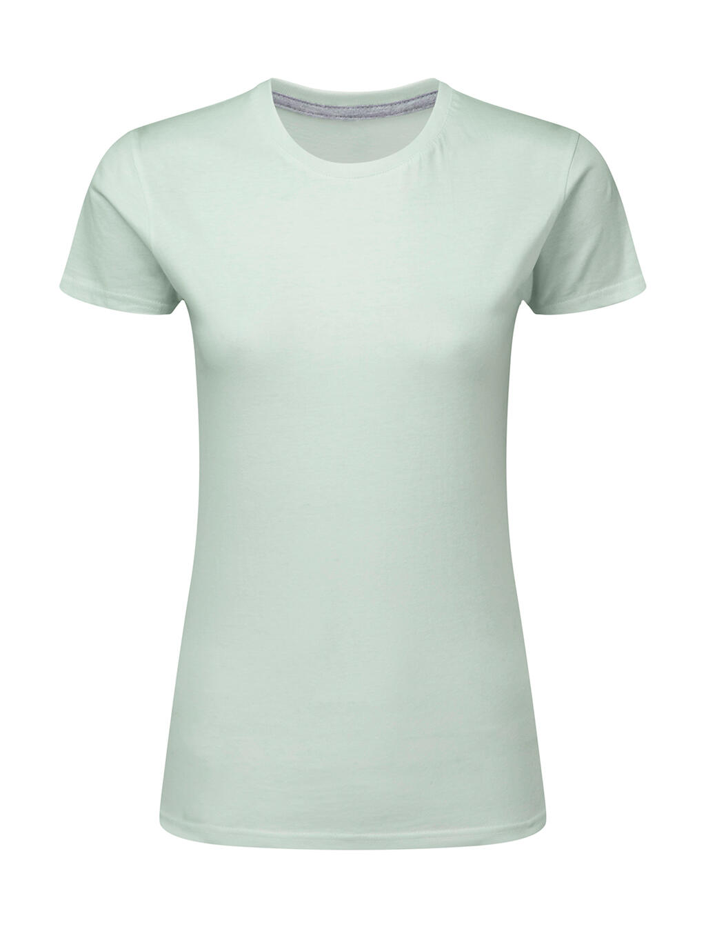 T-shirt femme imprimé parfait sans étiquette - 118 - GRIS MERCURE