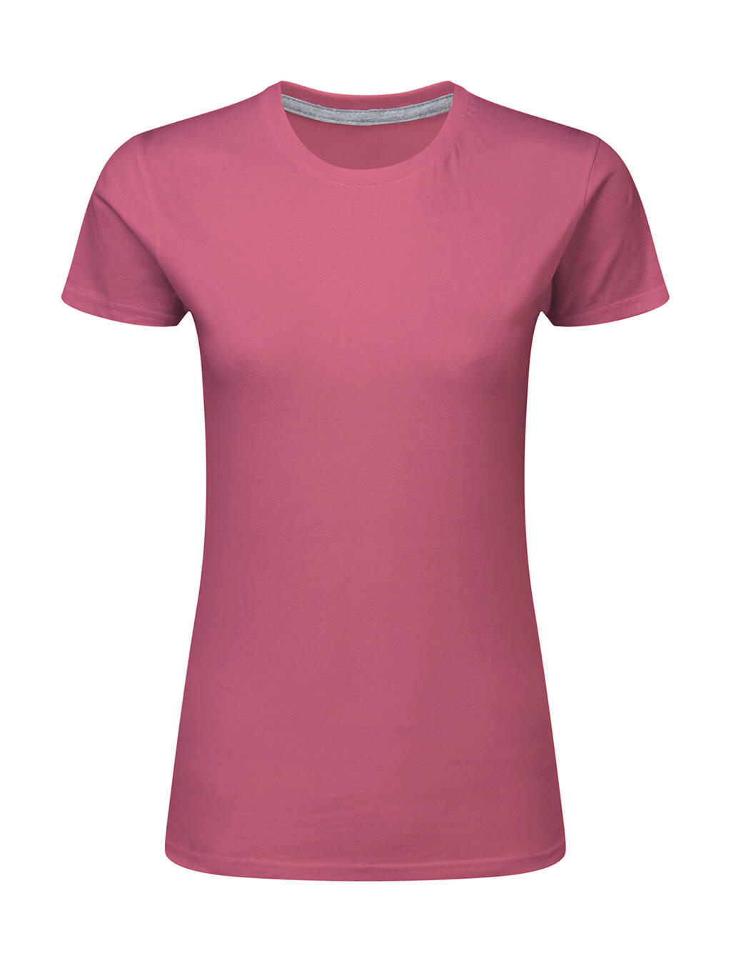 T-shirt femme imprimé parfait sans étiquette - 406 - CASSIS