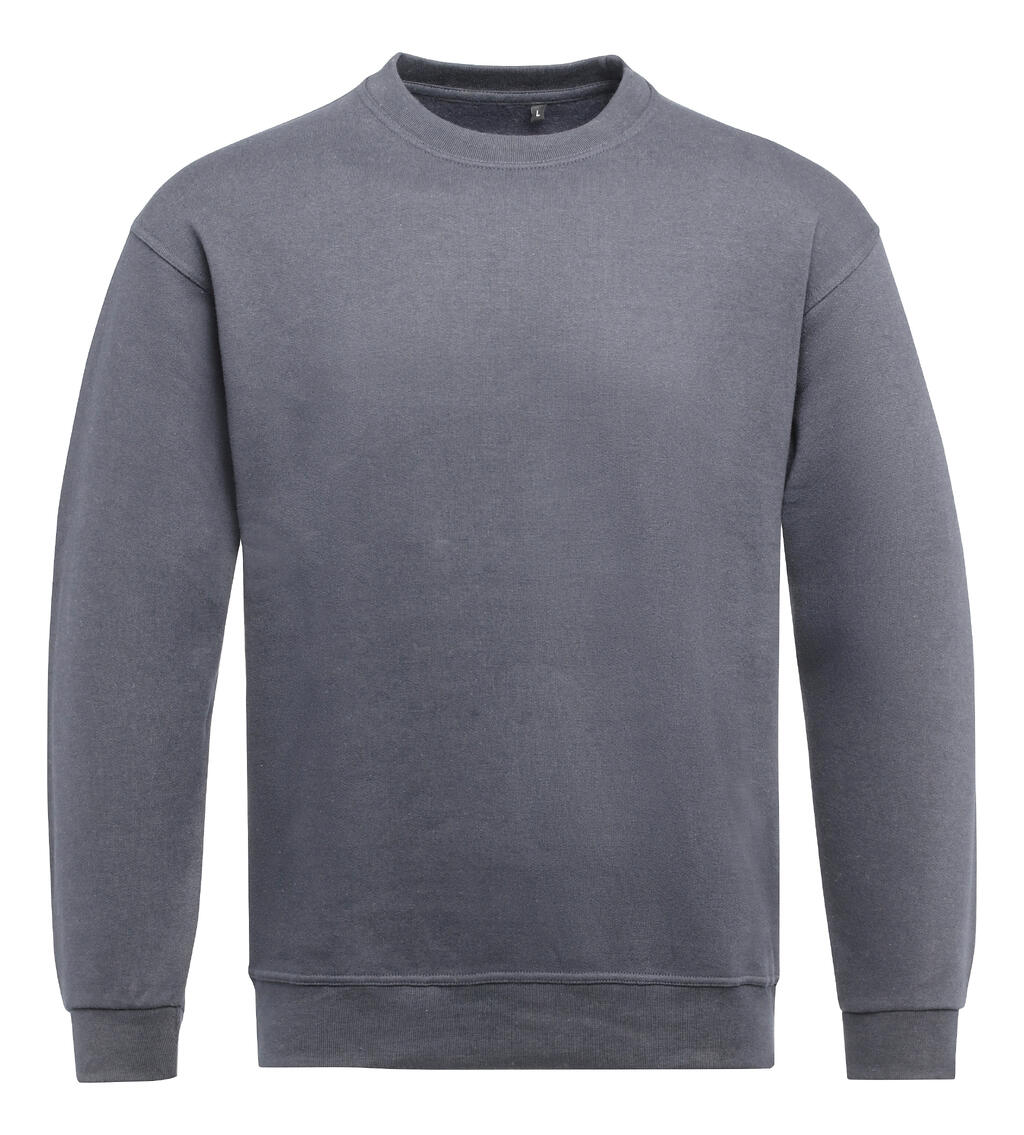Sweat-shirt unisexe à col rond - 130 - Gris foncé