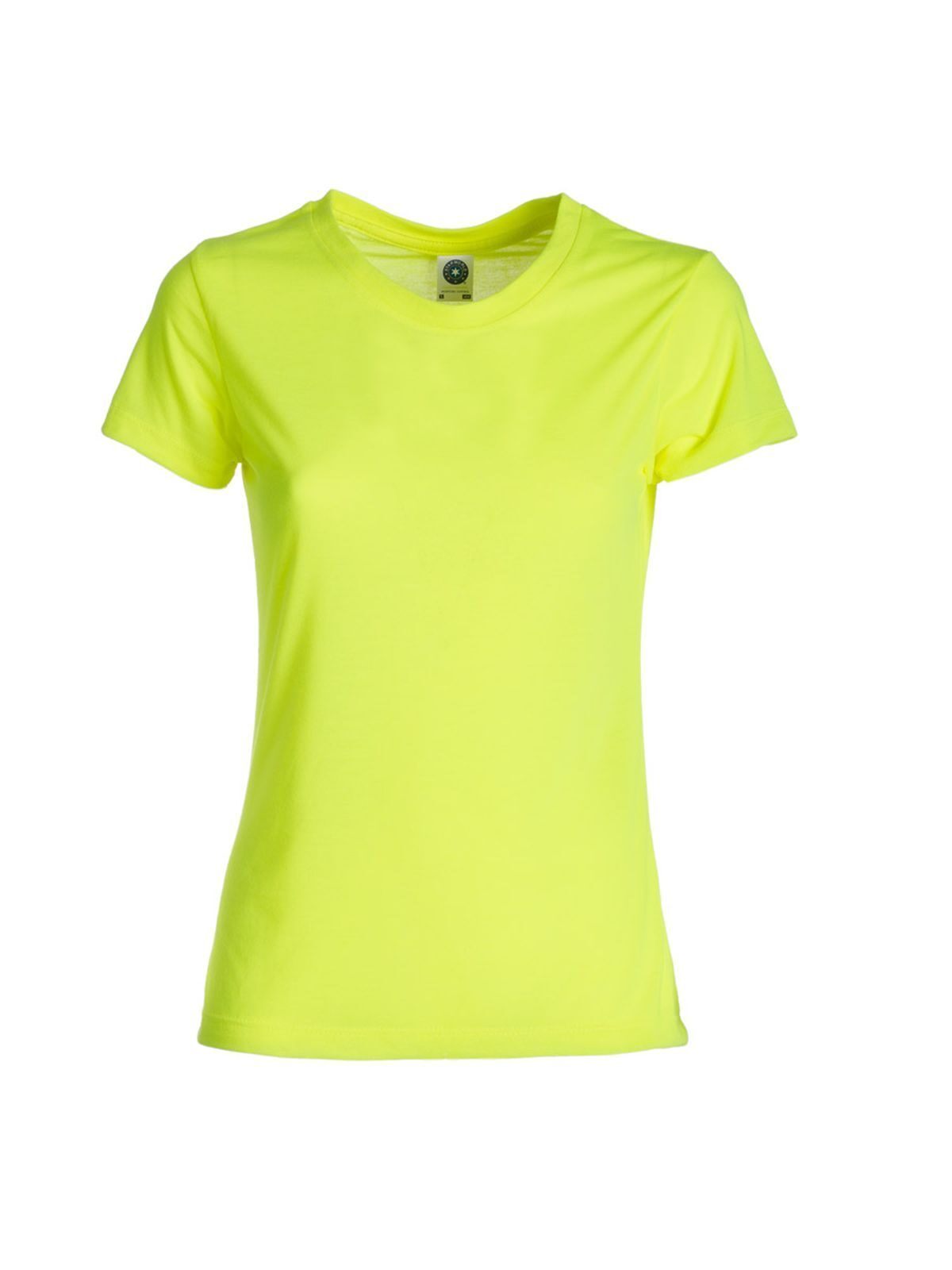 T-shirt de performance pour femmes - 64 - Jaune fluorescent