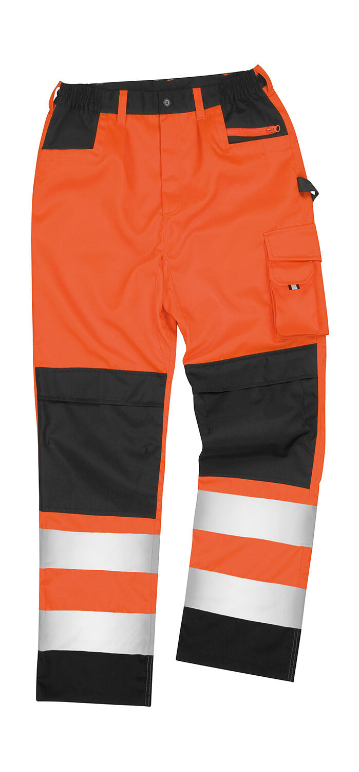 Pantalon cargo de sécurité - FLOR - Flo Orange