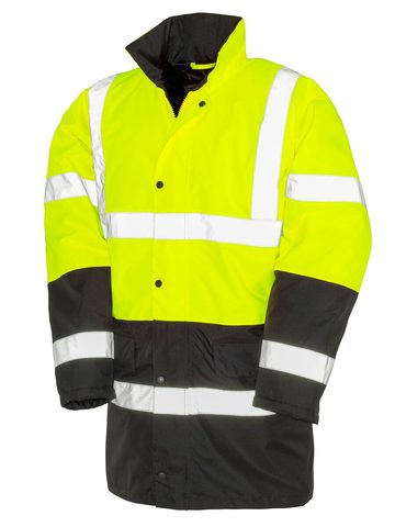 Manteau de sécurité bicolore pour autoroute - 