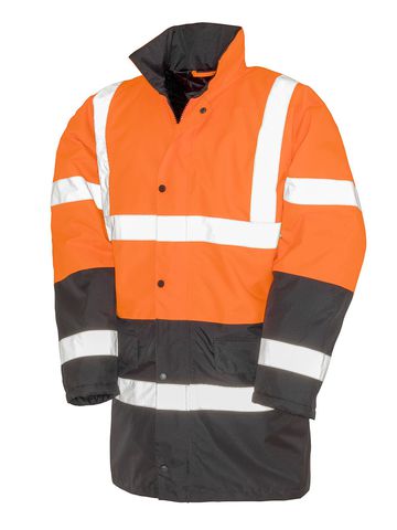 Manteau de sécurité bicolore pour autoroute - 