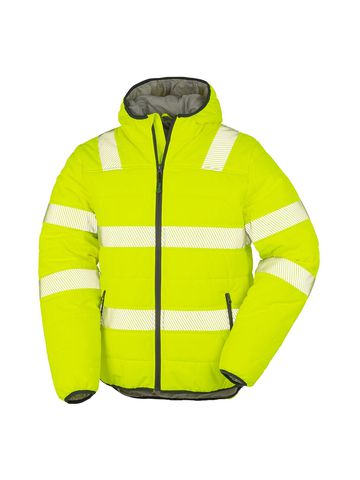 Veste de sécurité rembourrée en tissu ripstop recyclé - 