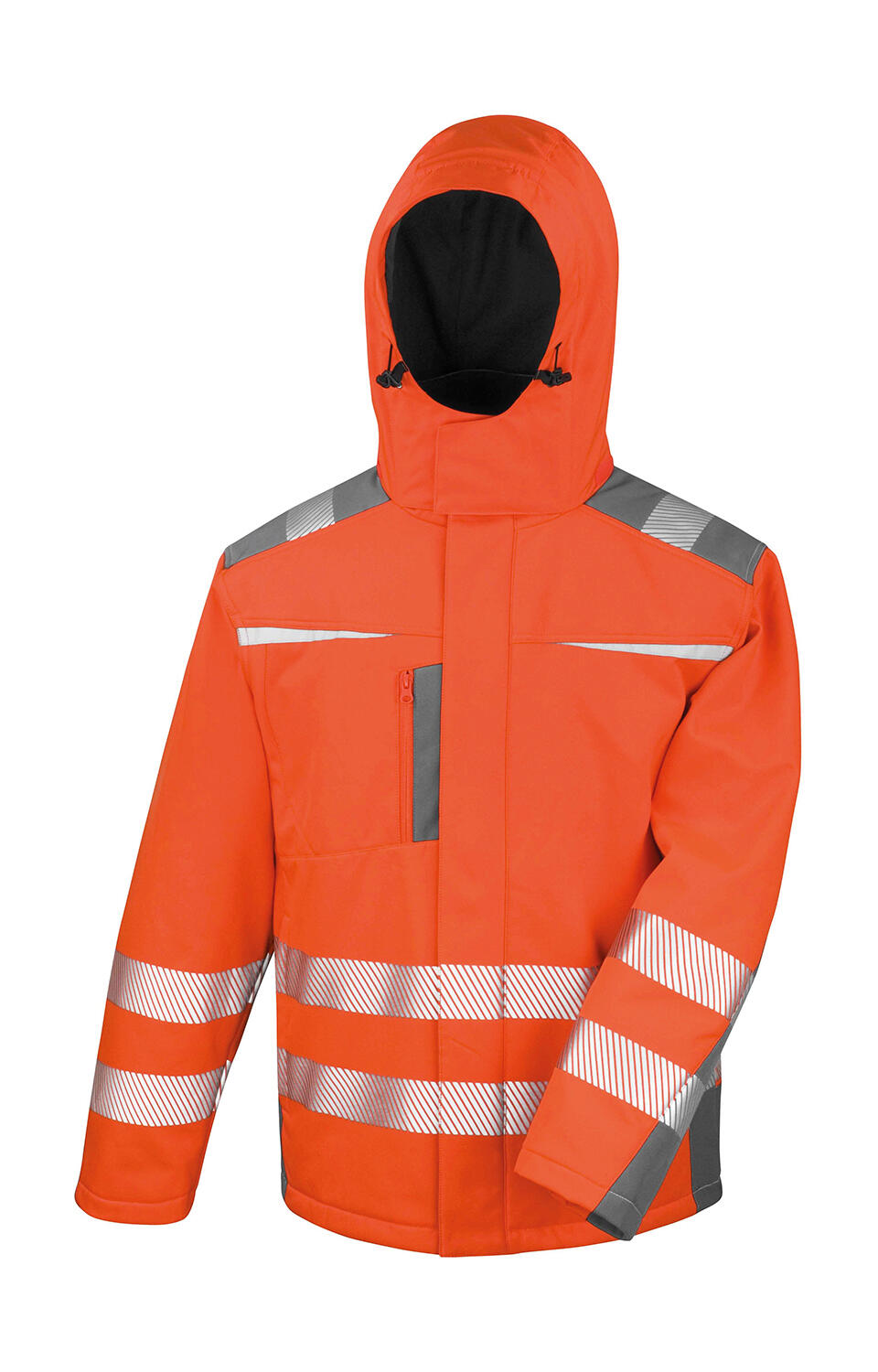 Manteau SoftShell Dynamique - FLOR - Flo Orange