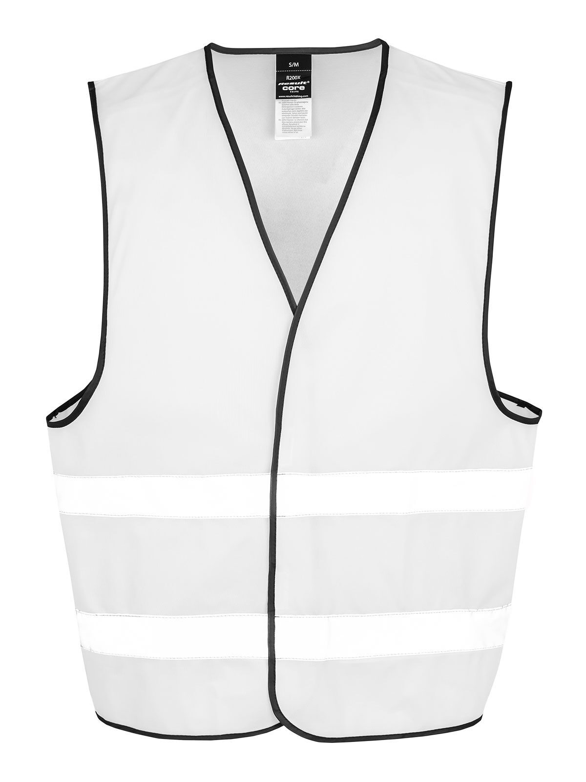 Gilet de sécurité à visibilité améliorée - Blanc