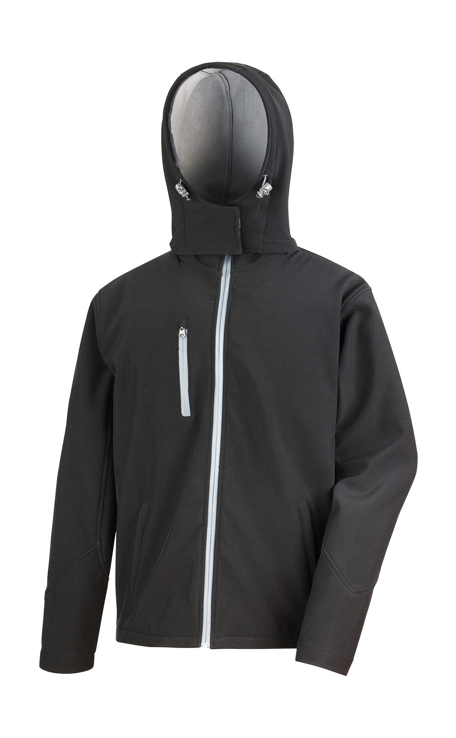 Veste softshell TX Performance avec capuche - BKGY - Noir-Gris