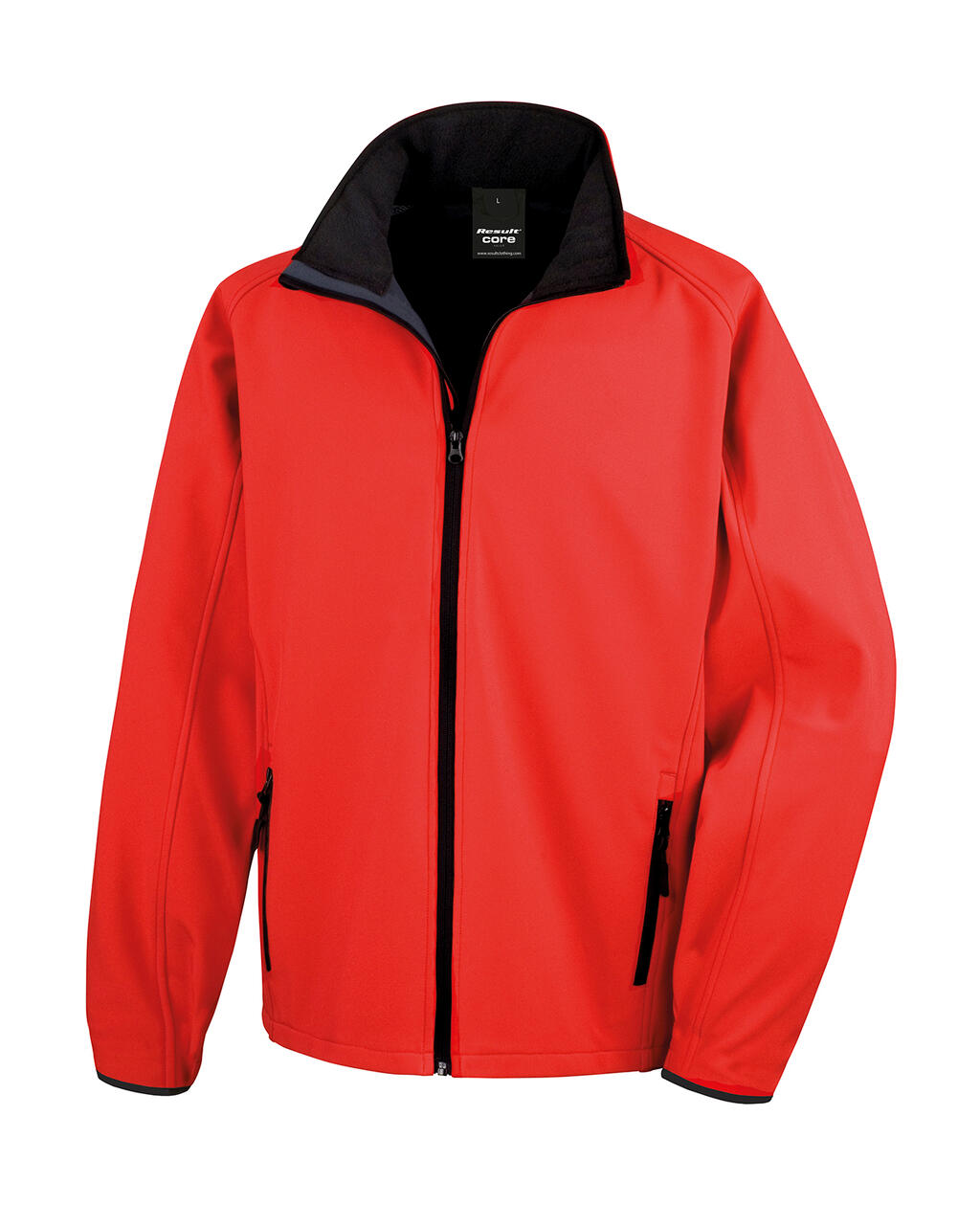 Softshell imprimable - Rouge/Noir