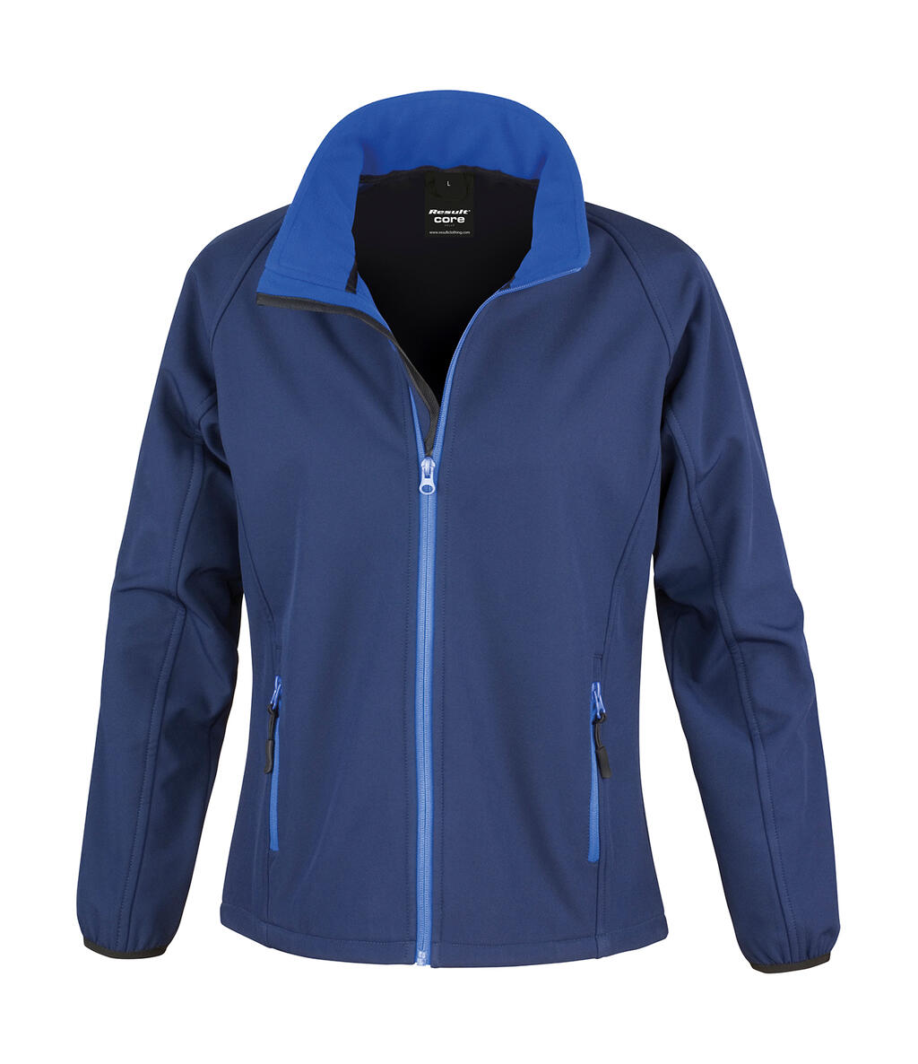 Veste softshell imprimable pour femme - - MARINE