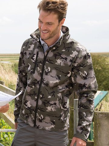 Softshell à capuche Camo TX Performance