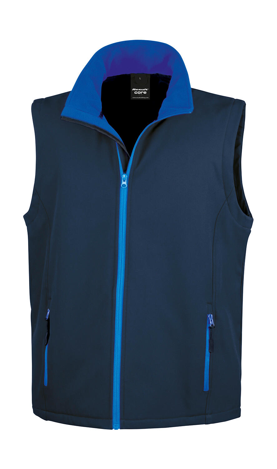Gilet sans manches Softshell imprimable - - Marine