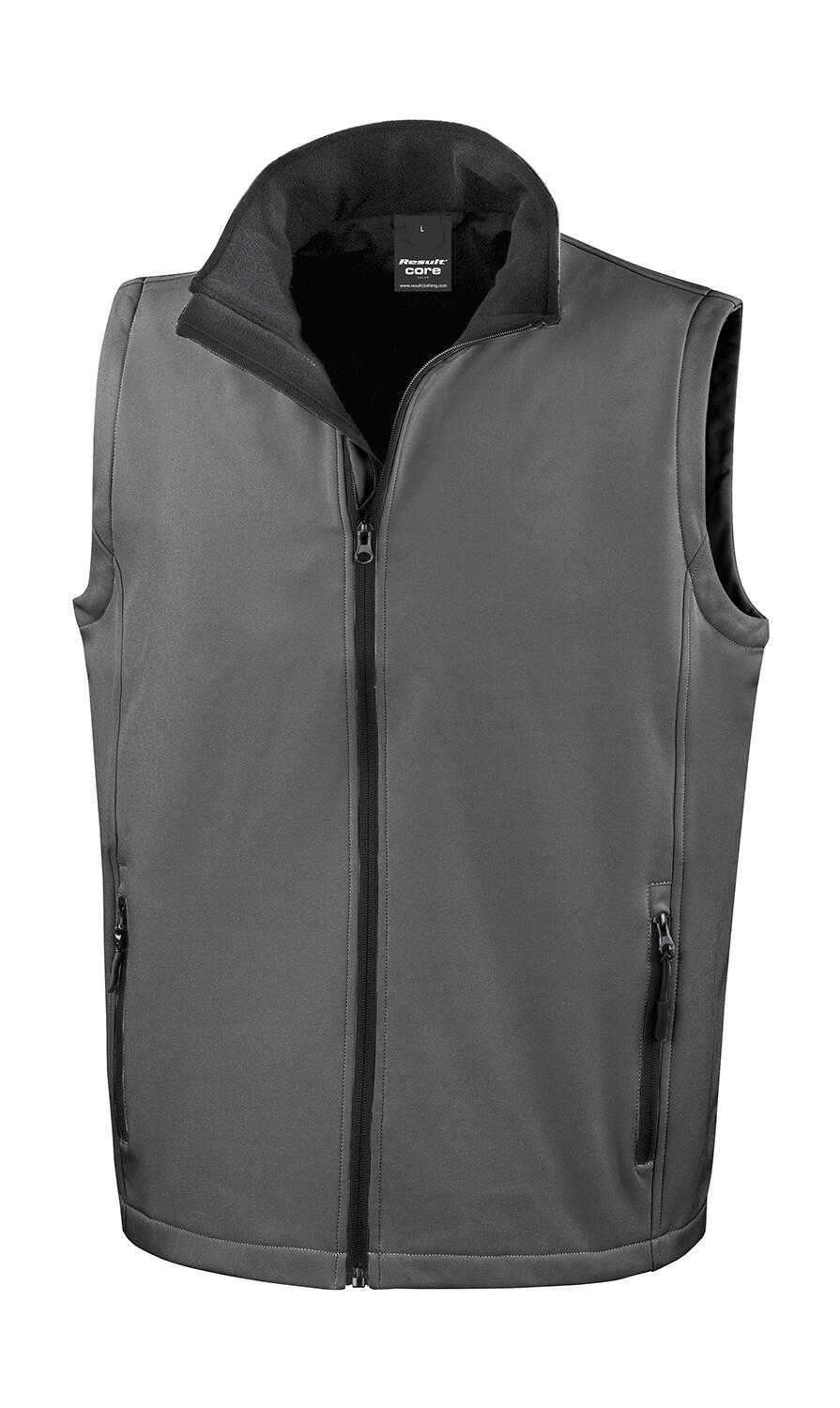 Gilet sans manches Softshell imprimable - 188 - Noir
