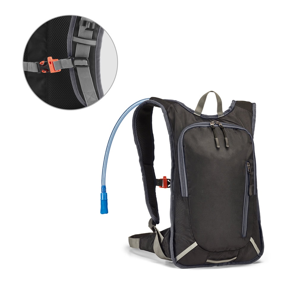 Sac à dos de sport MOUNTI.420D avec poche à eau de 2 L.