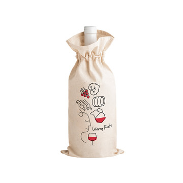 JÉRÔME. Sac à bouteille 100 % coton (180 g/m²) - 