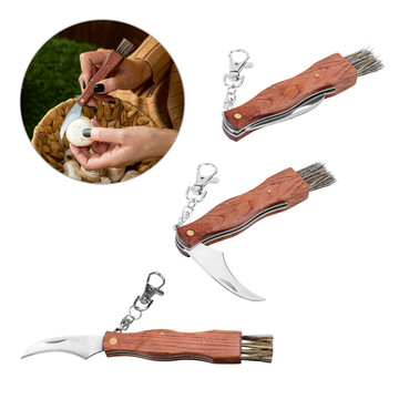 GUNTER. Couteau de poche en acier inoxydable et en bois.