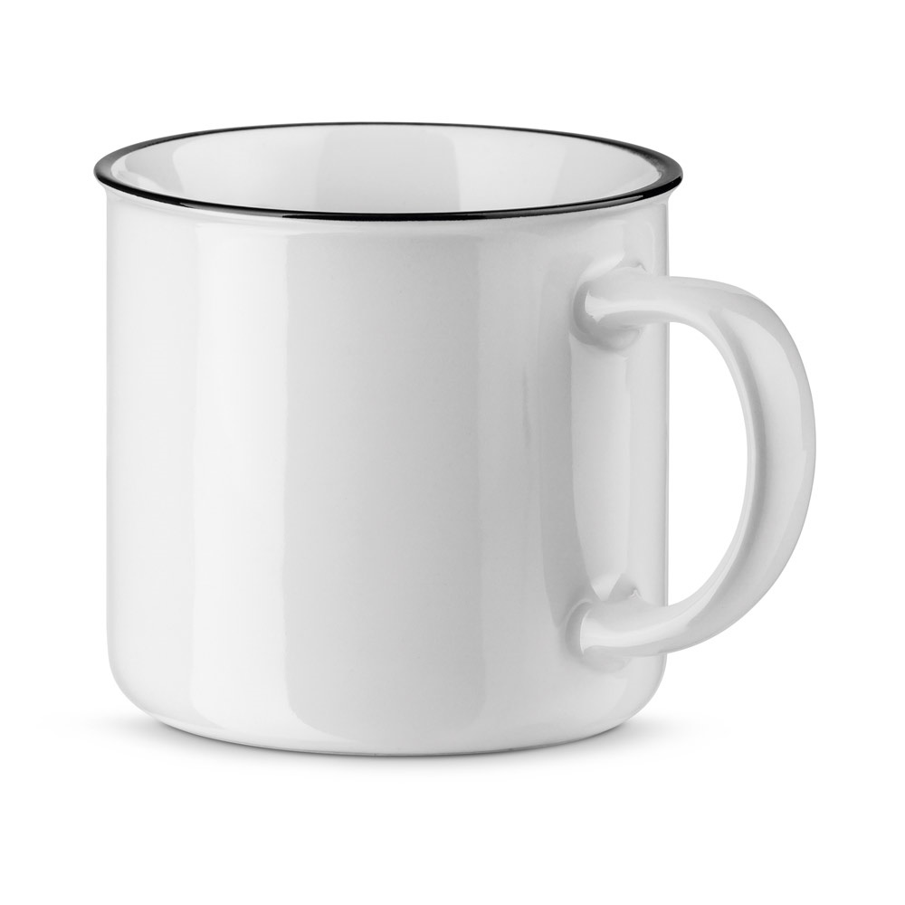 Mug en céramique VERNON WHITE de 340 ml